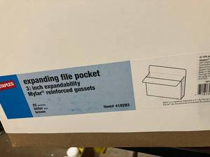 Expanding File Pockets