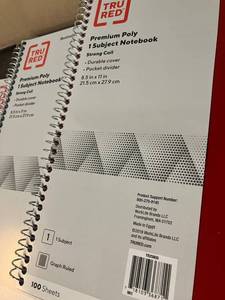 Durable Cover Graph Ruled Notebooks