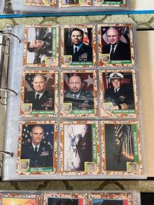 lot 6 image: Vintage 1991 Desert Storm Trading Cards in Very Nice Condition