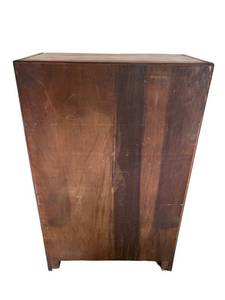 lot 14 image: Vintage MCM CAVALIER 4-Drawer Wood Waterfall Dresser (51 T x 32 W x 18.5 D)