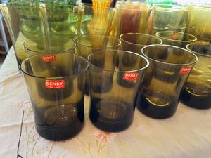 lot 32 image: Vintage Glassware including Anchor Hocking, Denby, and More