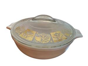 lot 42 image: Vintage Fire King, Glasbake, Corningware, Martha Stewart, Williams Sonoma, and More