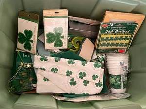 lot 66 image: St. PatricksIrish Celebration Supplies