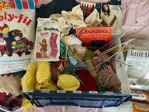 lot 70 image: Huge Knitting Supplies Collection