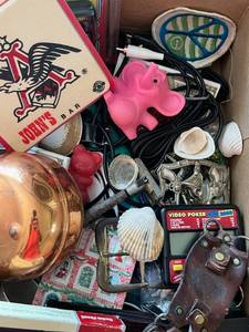 lot 90 image: Junk Drawer Lot with Vintage Toys and More