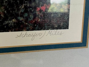 lot 110 image: Limited Edition (2951,110) and Signed Seymour Gardens The American Bandstand Collection Art Print by SchaeferMiles in a 27 x  43 Frame