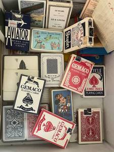 lot 118 image: Huge Lot of Card Playing Games and Instruction Books