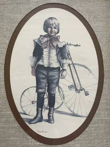 lot 130 image: Vintage Joanne Thompson Art Prints in 13.5 x 17.5 Frames