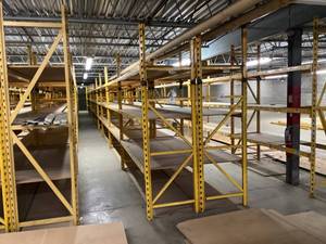 Industrial Shelves 30 x 9 x 9 Tall, 12 Sections