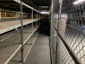 Industrial Tear Drop Shelves 32 x 6 x 7 Tall 16 Sections