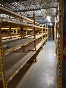 Industrial Shelves 30 x 9 x 9 Tall, 12 Sections