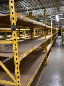 Industrial Shelves 30 x 9 x 9 Tall, 12 Sections
