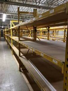 Industrial Shelves 30 x 9 x 9 Tall, 12 Sections