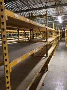 Industrial Shelves 30 x 9 x 9 Tall, 12 Sections