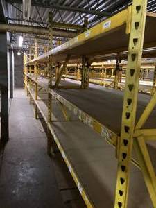 Industrial Shelves 30 x 9 x 9 Tall, 6 Sections