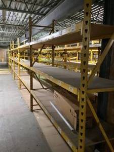 Industrial Shelves 30 x 9 x 9 Tall, 8 Sections