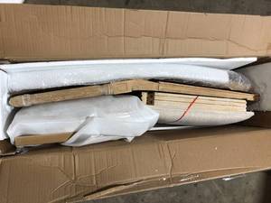 Beckstrom Beige and Natural Upholstered Dining Chair (Set of 2) by Noble House   Customer Returns See Pictures