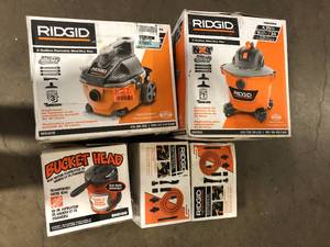 Lot of Assorted WetDry Shop Vacs Various Models and Conditions Customer Returns See Pictures
