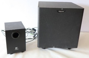 lot 773 image: Klipsch HD Theater SB 3 Subwoofer, Logitech LS21 Multi-Media Speaker System Subwoofers ONLY