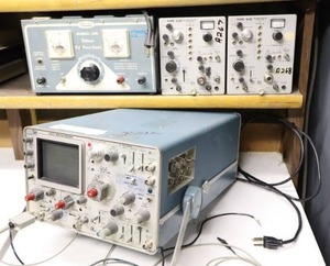lot 864 image: Historic Tektronix 454A Oscilloscope, Electro MODEL EFB Filtered D.C. Power Supply, Type 1L30 1L20 Spectrum Analyzers