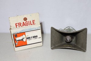 lot 874 image: Vintage Fanon Speaker Public Address Loudspeaker Model HDA-5B NIB, University CMIL-8 Paging Speaker
