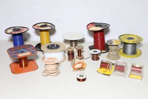 lot 875 image: Electricians Spool Wire Etc.