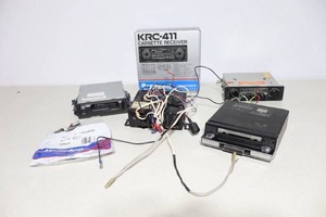 lot 877 image: Vintage Car Radios VW Beetle Sapphire Radio(), Chevy Blazer Cassette Player, KRC-411 Cassette Receiver, Realistic 1960s Car Stereo Equalizer 40 Etc