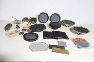 lot 880 image: Vintage Car Stereo Speaker, Parts Accessories Etc.