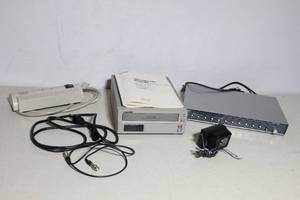 lot 886 image: Sony Video Cassette Recorder SVT 124, Crest 2-Channel Video Switcher Etc