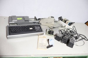 lot 891 image: Vintage Radio Shack Keyboard for the TRS-80 Computer Accessories Etc.