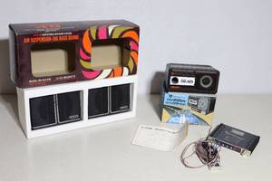 lot 894 image: Vintage Bass 48 Car Stereo Speaker System BS 612-DW, TEI Electronics Subwoofer and Booster