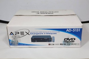 lot 733 image: Apex AD-5131 3-Disc Carousel DVD  Karaoke Player