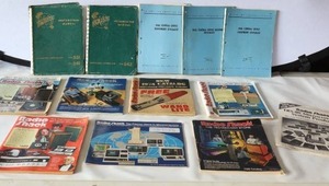 lot 739 image: Vintage Radio Shack Catalogs, TekTronix Instruction Manuals Etc
