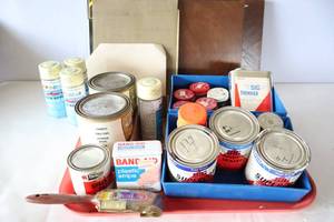 lot 923 image: Miscellaneous Household DIY Supplies, Paint, Stain Etc