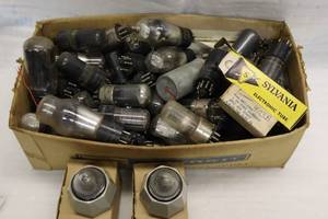 lot 963 image: Sylvania NU PhilCo Electron Tubes, 21c49 Indicators Etc