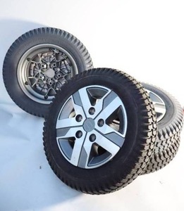 lot 968 image: (4) Flat-Free PR1Mo 4P.R. Powertrax Drive Wheel(s) for Pride Mobility Power Chairs