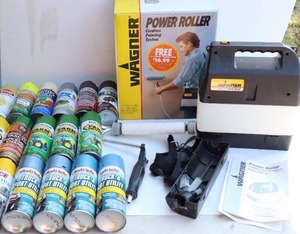 lot 46 image: Wagner Power Roller, Spray Paint Etc