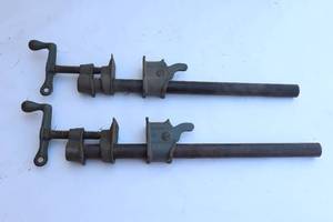 lot 57 image: Vintage Bar Clamps 18-Inch