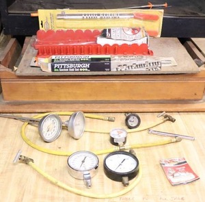 lot 91 image: Gauges, Socket Organizers Etc