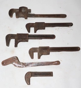 lot 119 image: Vintage Crescent Wrenches Tools
