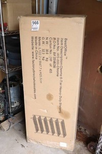 lot 966 image: BestOffice 6-Tier Heavy Duty Shelving in Unopened Box