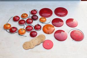 lot 998 image: Vintage Tail Lights Etc