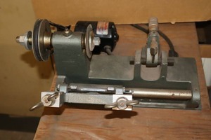 lot 163 image: Vintage 115 HP Belsaw K-350 Key Maker Cutting Machine Model 9M547 Dayton AC-CD Motor