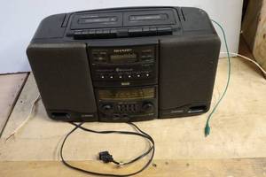 lot 149 image: AMFM Dual Cassette Stereo