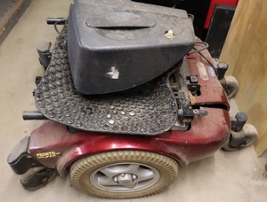 lot 159 image: Motorized Pronto Mobility Wheelchair Cart Parts
