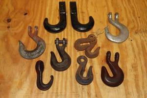 lot 205 image: Antique Metal Hooks