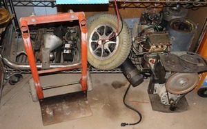 lot 231 image: Motorized pride Carts Accessories Etc.