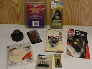 lot 237 image: Magnetic Heater, Chevrolet  GMC Isuzu Trailer Wiring Kit, Self Venting Spout For Gas Can Polishing Wheel 4 And More