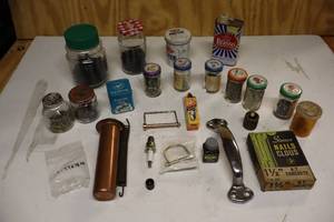 lot 259 image: Nails, Screws Washers, Spark Plugs And Much More