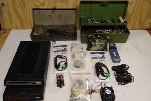 lot 265 image: Lot Of Computer Parts Including 2 Tool Boxes